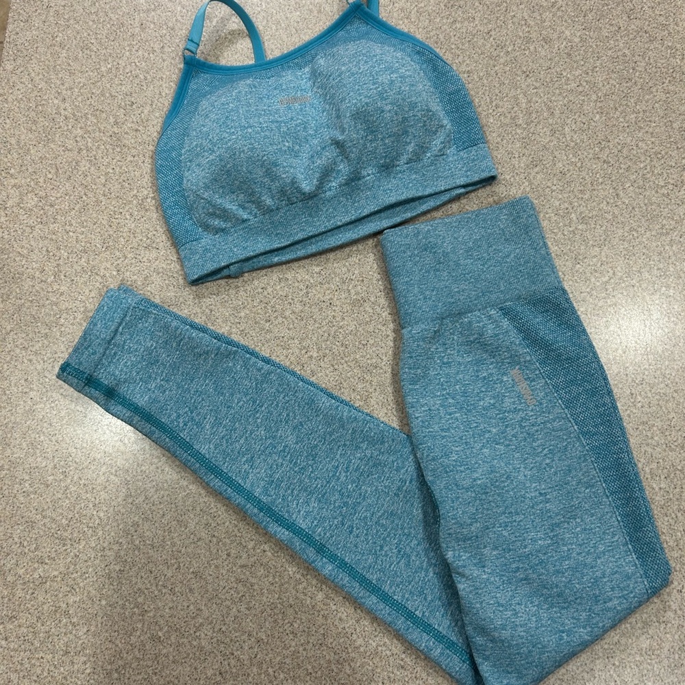 Gymshark Vital Flex high waisted leggings set with Sports Bra